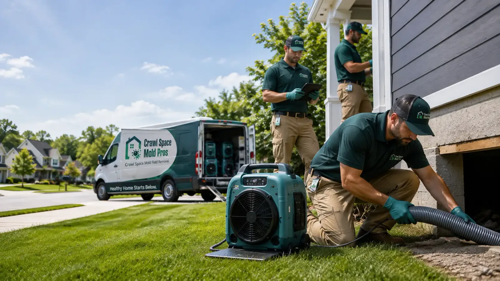 Crawl Space Mold Removal in Oak Brook, IL